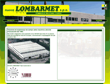 Tablet Screenshot of nuovalombarmet.it